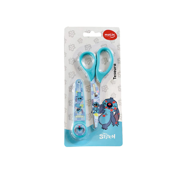 Tesoura Escolar Stitch Molin