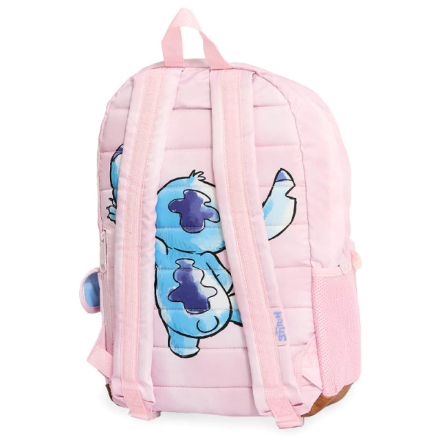 Mochila Escolar de Costas Stitch + Estojo de Brinde