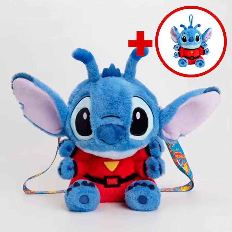 Pelúcias Stitch Bolsa/Mochila - Edição Disney® + Chaveiro de Brinde