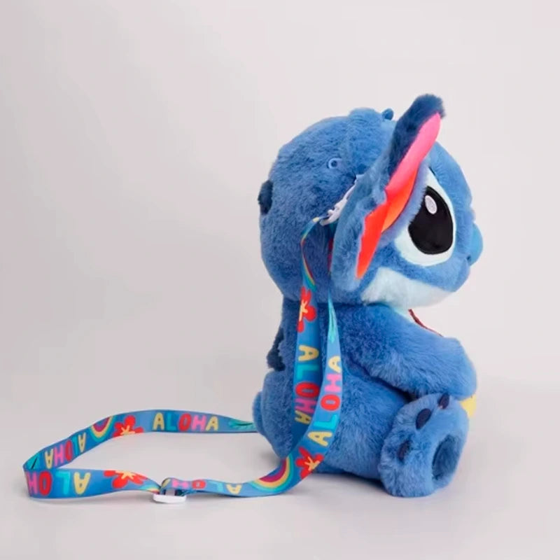 Pelúcias Stitch Bolsa/Mochila - Edição Disney® + Chaveiro de Brinde