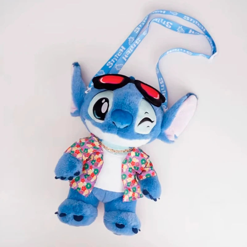 Pelúcias Stitch Bolsa/Mochila - Edição Disney® + Chaveiro de Brinde