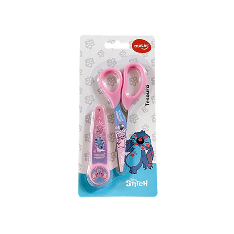 Tesoura Escolar Stitch Molin