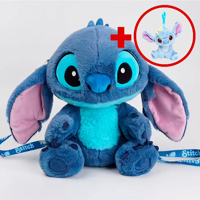 Pelúcias Stitch Bolsa/Mochila - Edição Disney® + Chaveiro de Brinde