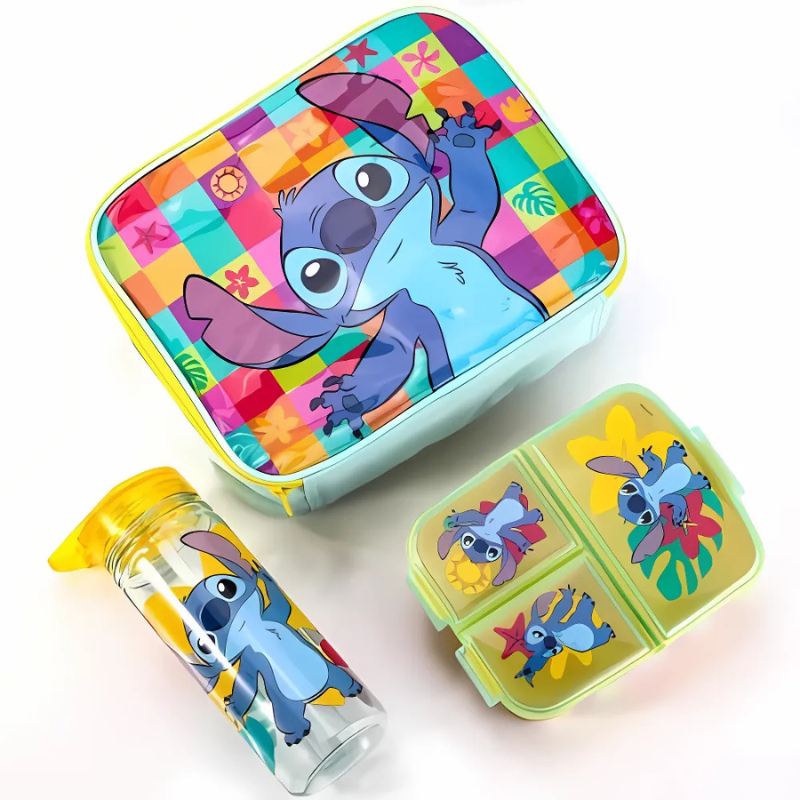 Conjunto de Lancheira Infantil Disney Stitch Kids