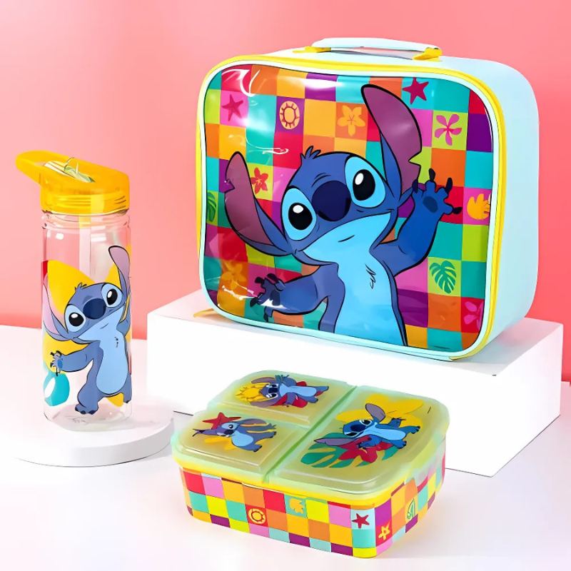 Conjunto de Lancheira Infantil Disney Stitch Kids