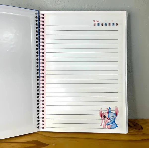 Caderno Capa Dura Stitch