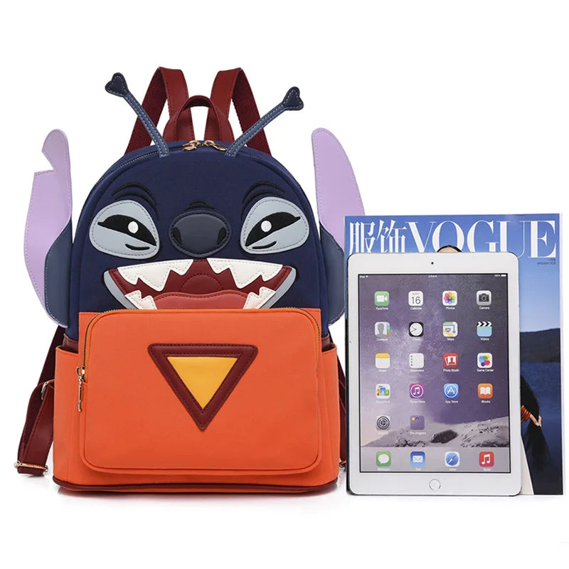 Mochila Infantil Stitch no Espaço - Detalhes que Surpreendem Qualquer Um