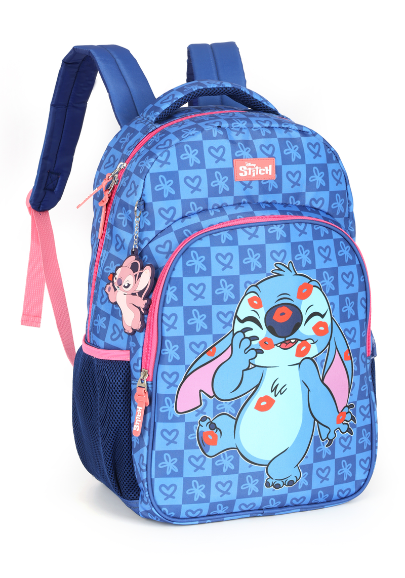 Kit Mochila Stitch in Love Disney - Com Lancheira e Estojo