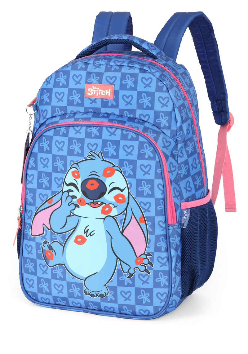 Kit Mochila Stitch in Love Disney - Com Lancheira e Estojo