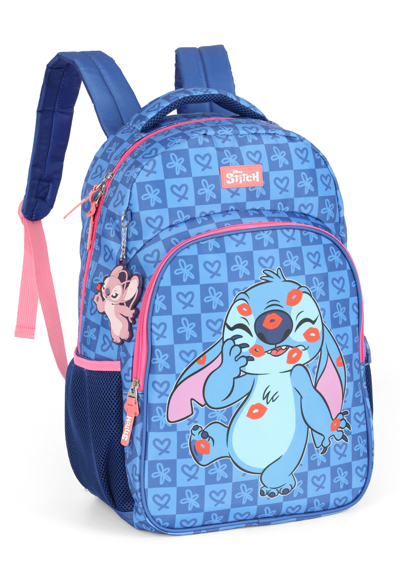 Kit Mochila Stitch in Love Disney - Com Lancheira e Estojo