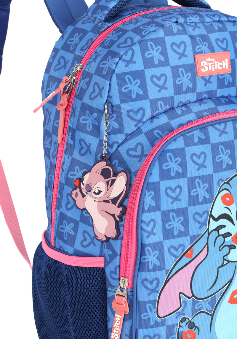 Kit Mochila Stitch in Love Disney - Com Lancheira e Estojo