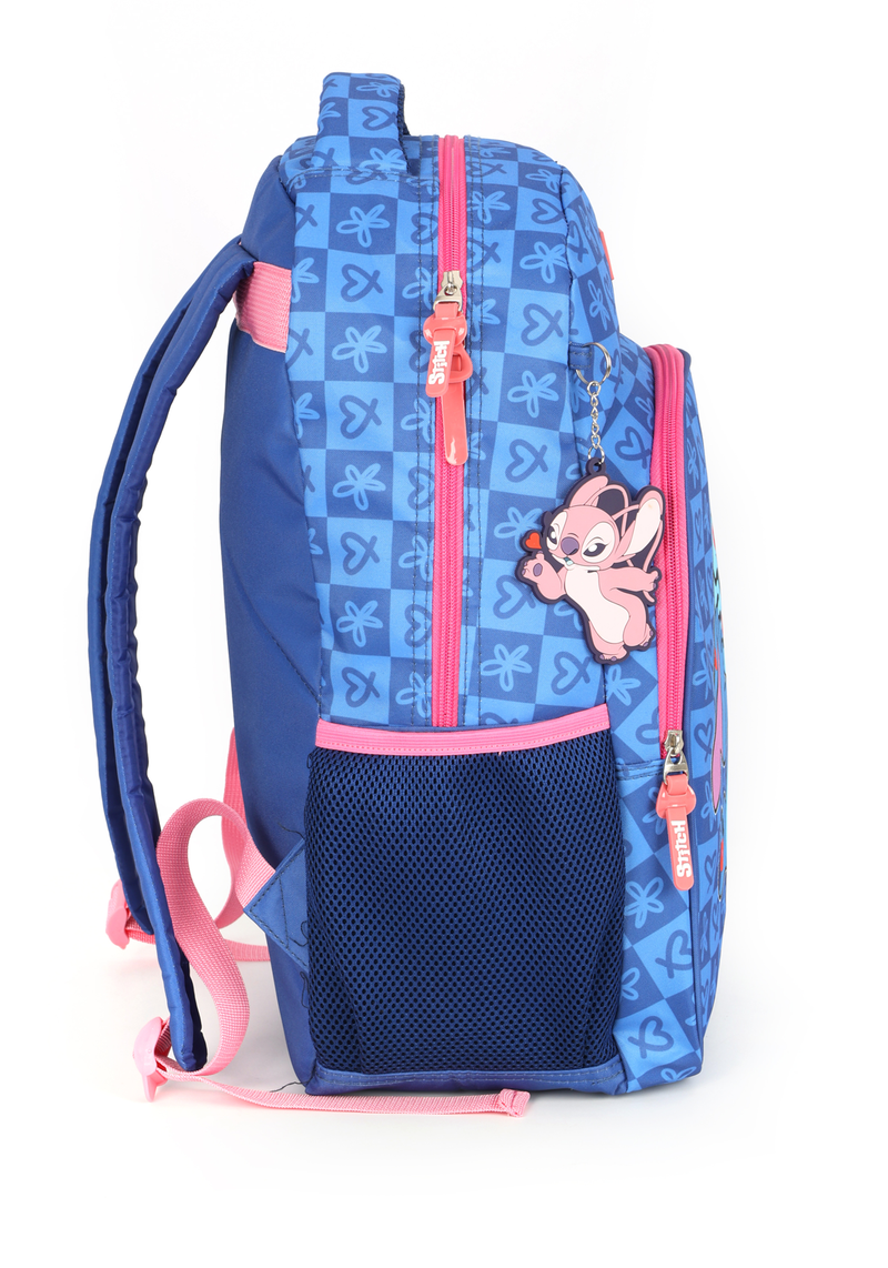 Kit Mochila Stitch in Love Disney - Com Lancheira e Estojo