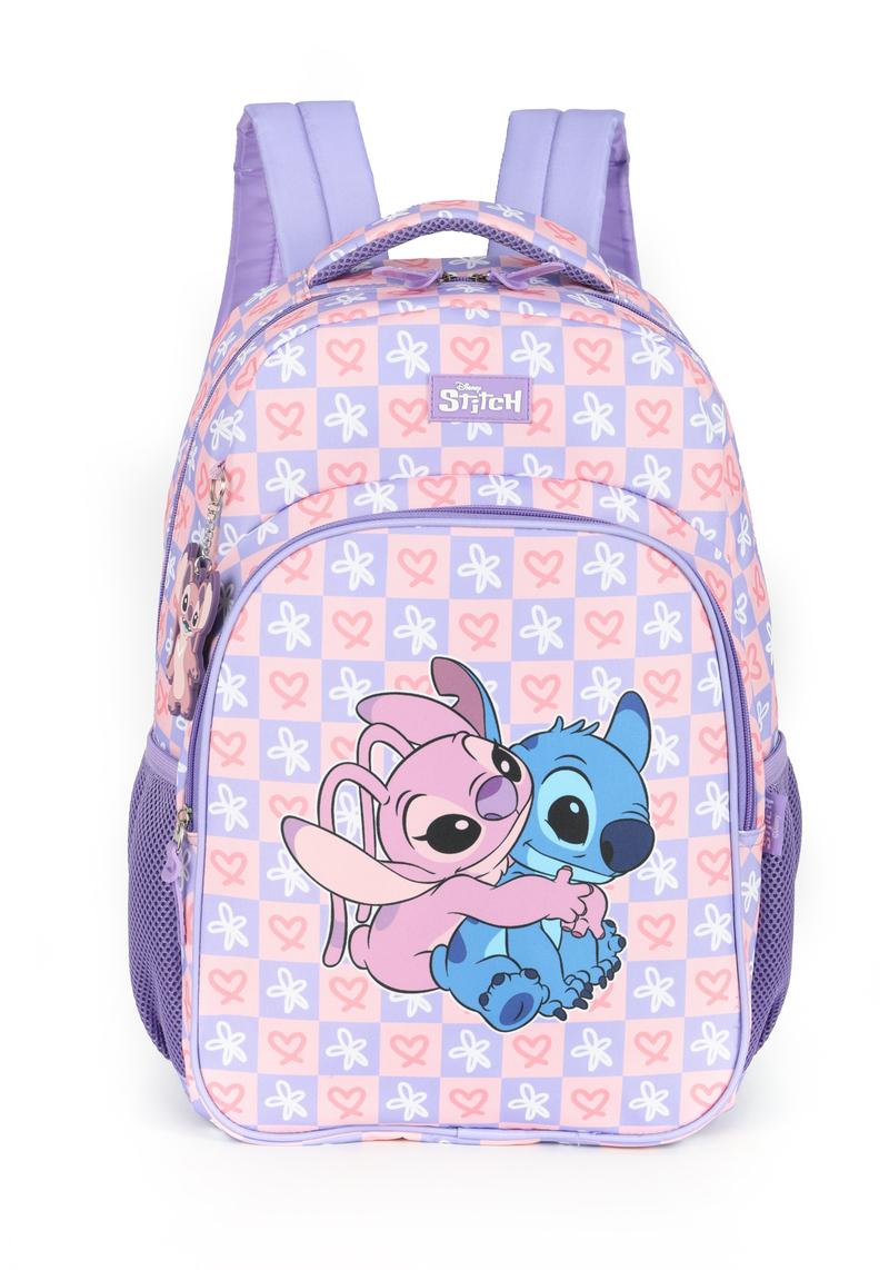 Kit Mochila Stitch in Love Disney - Com Lancheira e Estojo