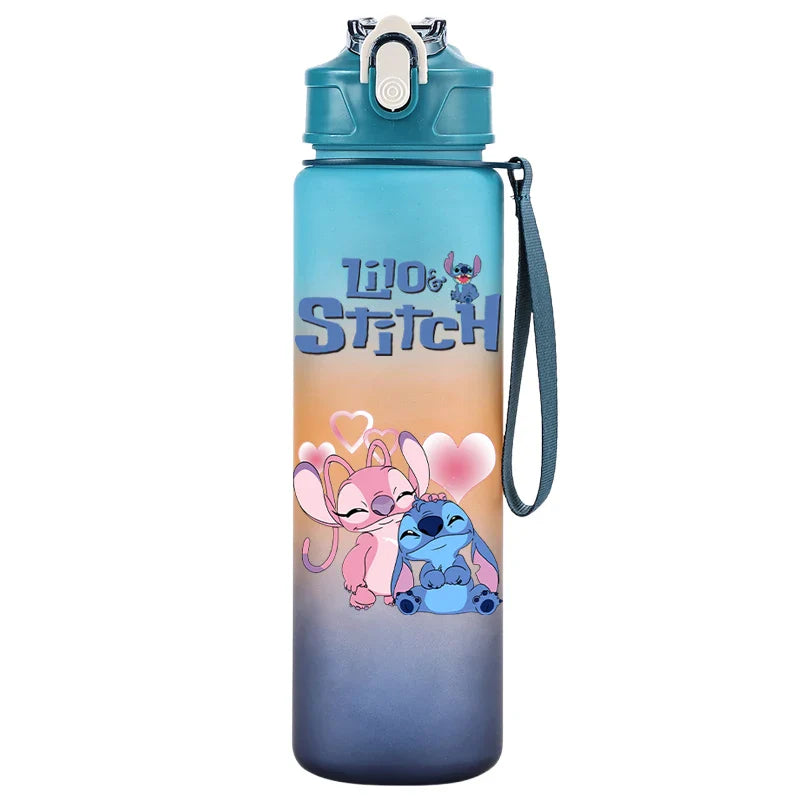 Garrafa de Água Lilo & Stitch 750ML - Grande Capacidade