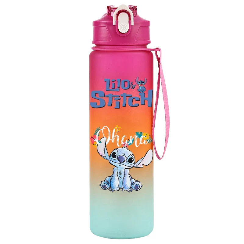 Garrafa de Água Lilo & Stitch 750ML - Grande Capacidade