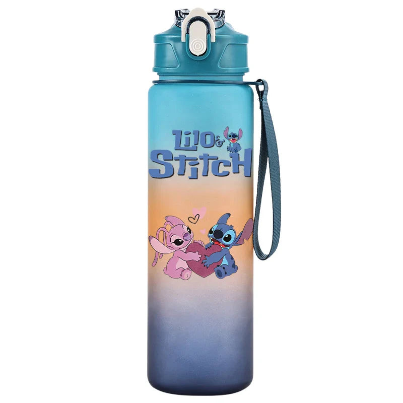 Garrafa de Água Lilo & Stitch 750ML - Grande Capacidade