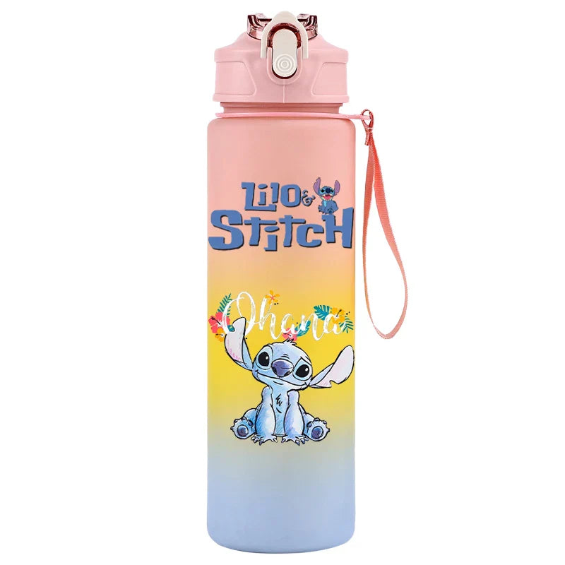 Garrafa de Água Lilo & Stitch 750ML - Grande Capacidade