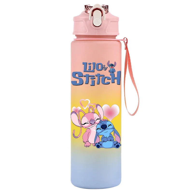 Garrafa de Água Lilo & Stitch 750ML - Grande Capacidade