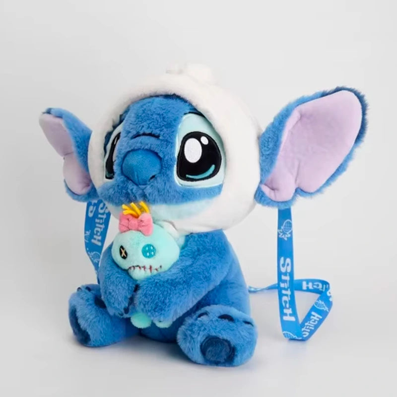 Pelúcias Stitch Bolsa/Mochila - Edição Disney® + Chaveiro de Brinde