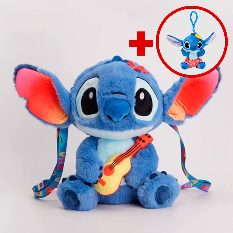 Pelúcias Stitch Bolsa/Mochila - Edição Disney® + Chaveiro de Brinde