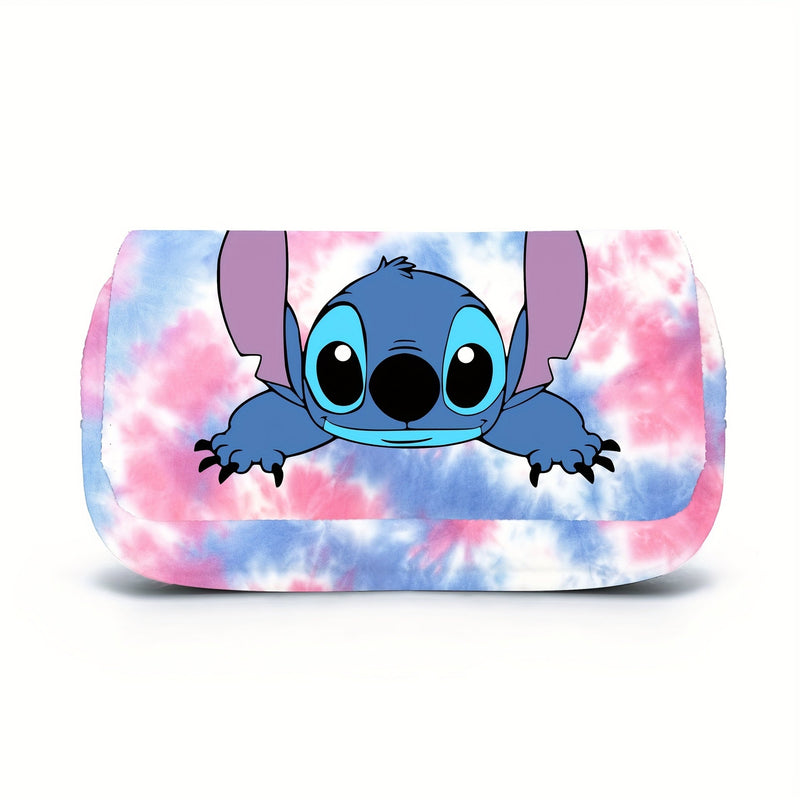 Lilo e Stitch Kawaii Schac Sagch com lápis e apagadores