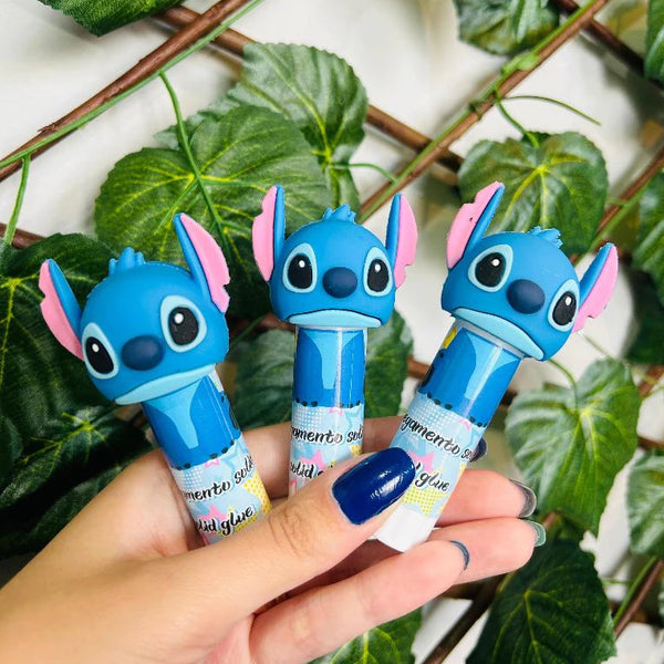 Cola Bastão Stitch Kawaii Escola