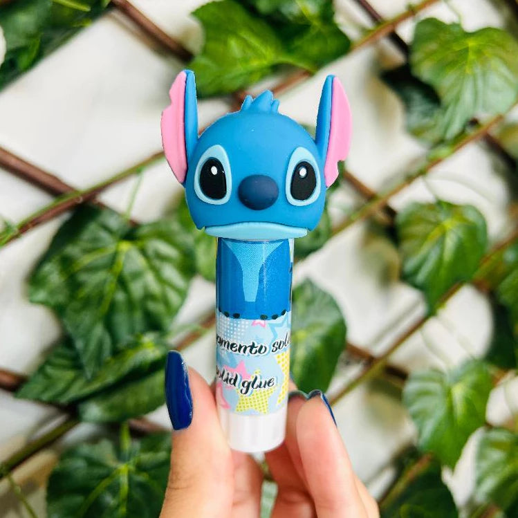 Cola Bastão Stitch Kawaii Escola