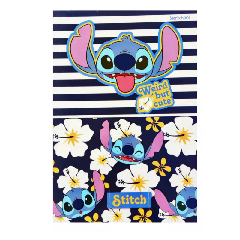 Caderno Brochurão Lilo Stitch 80 fls Capa Dura Grande