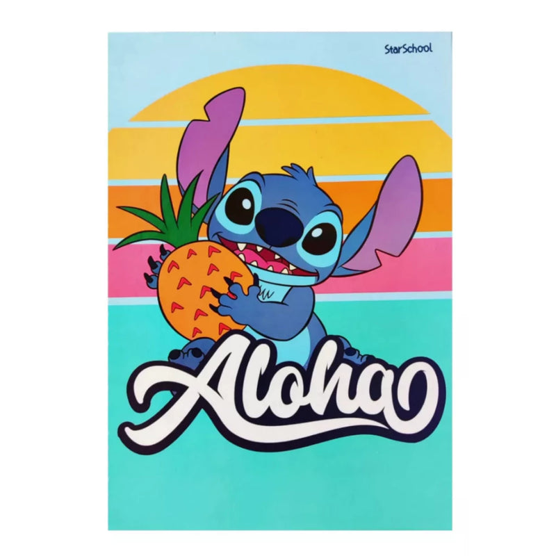 Caderno Brochurão Lilo Stitch 80 fls Capa Dura Grande