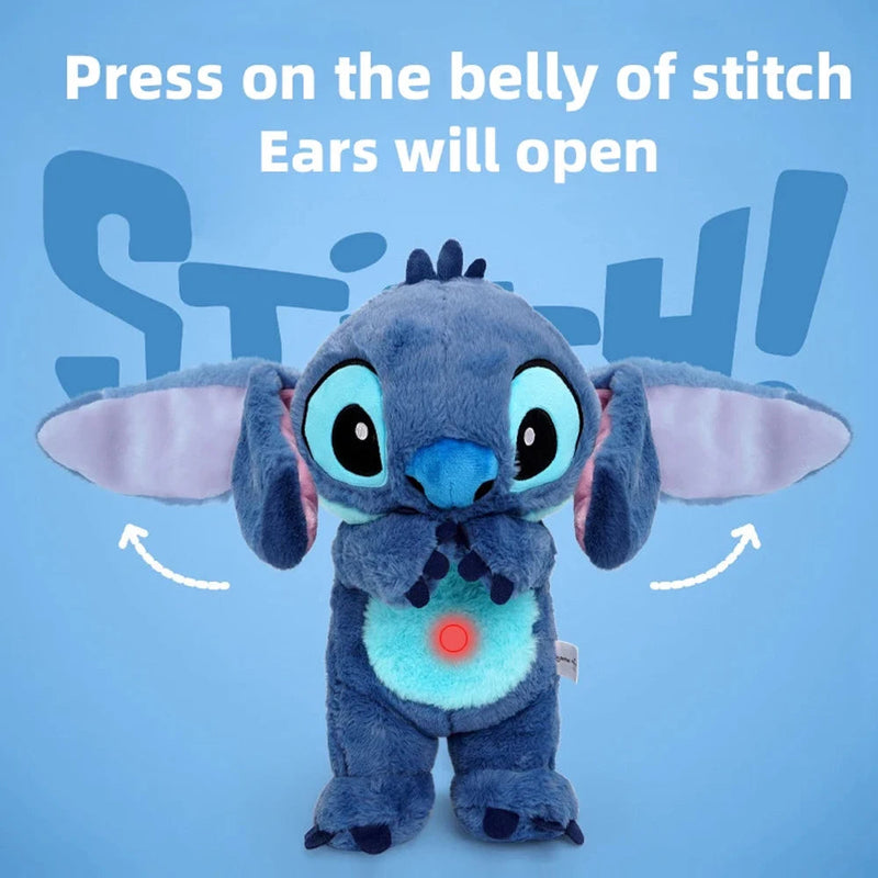 Stitch Soninho: Pelúcia Musical Kawaii