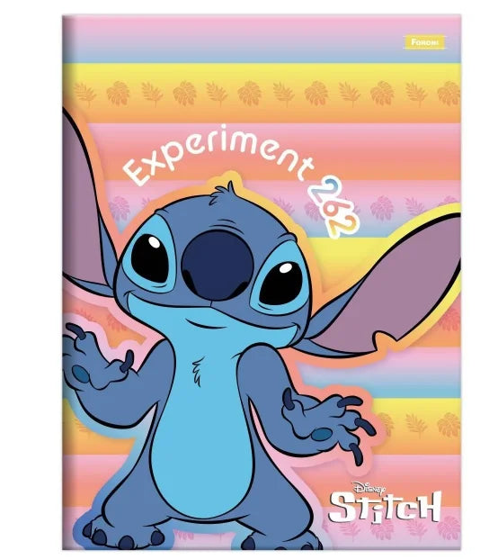 Caderno De Brochurão Grande Disney Stitch C/80fls Foroni