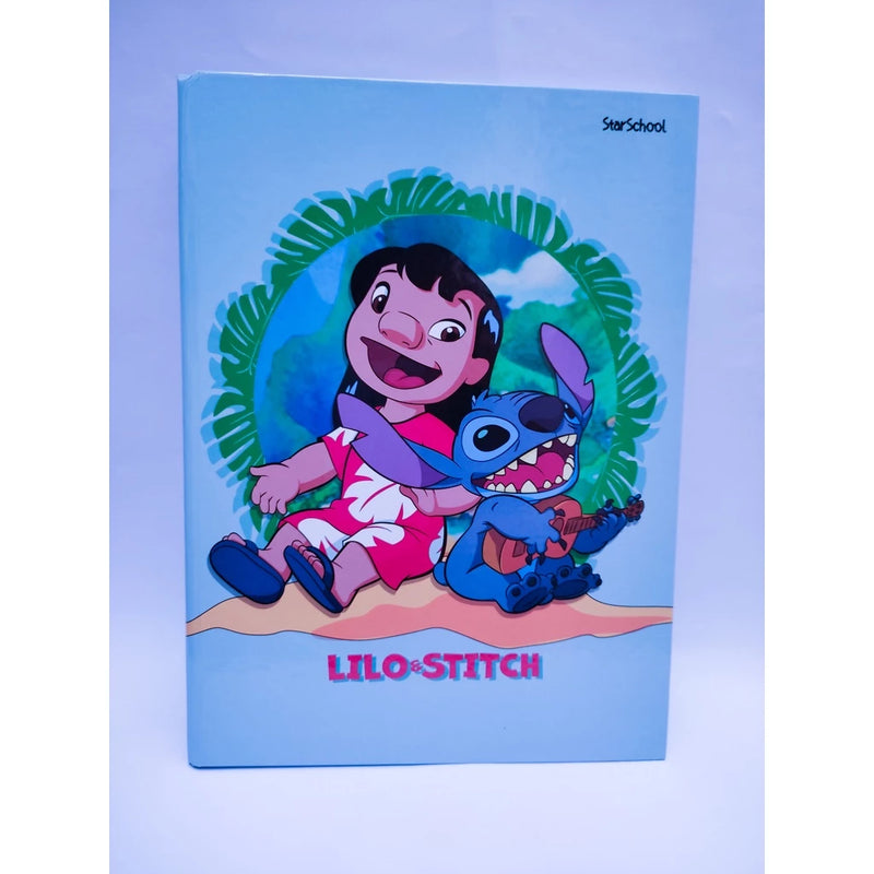 Caderno Brochurão Lilo Stitch 80 fls Capa Dura Grande