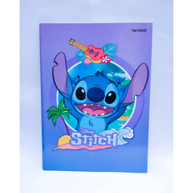 Caderno Brochurão Lilo Stitch 80 fls Capa Dura Grande